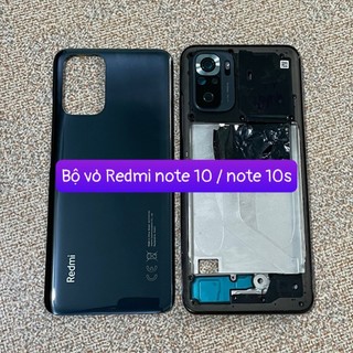 Bộ vỏ xiaomi Redmi note 10s ,kèm khay sim,phím âm lượng,kính camera