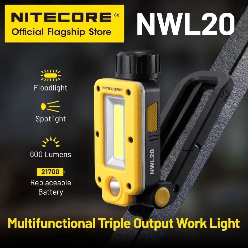 Đèn pin đa năng Nitecore NWL20 Multifunctional Triple Output Work Light
