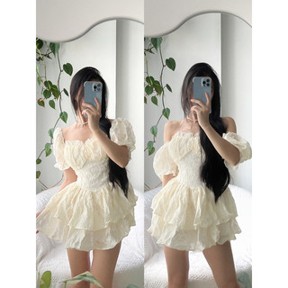 Đầm cupcake tay bồng