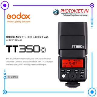 Đèn flash Godox TT350 for Canon Chính hãng bảo hành 12 tháng