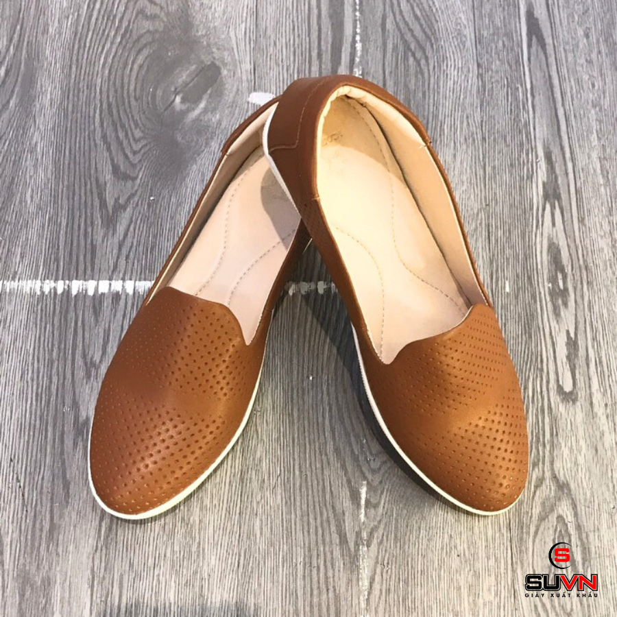 Giày bệt lười da thật VNXK