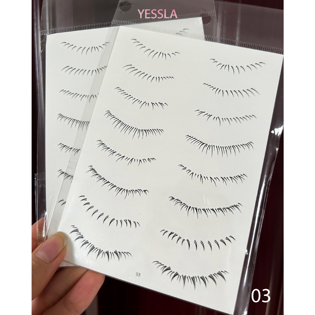 Miếng dán mi giả mi dưới 3D tự nhiên chống nước