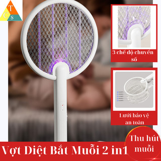 Vợt bắt muỗi Xiaom!M Qualitell C2 ZSC220906-Vợt bắt muỗi Qualitell, có chân đứng