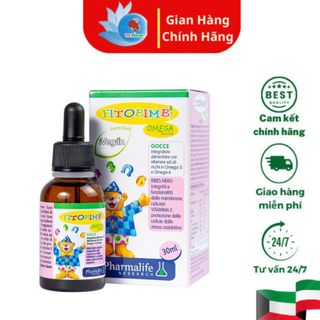 Fitobimbi Omega Junior Bổ não trẻ em Omega 3 Bổ mắt cho trẻ