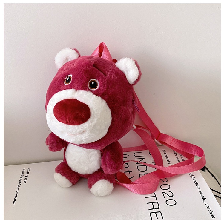 Balo Nhồi Bông Gấu Dâu Nhỏ D01 đáng yêu cho bé