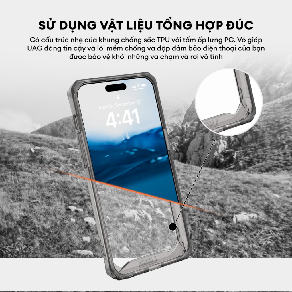 Ốp Lưng Chống Sốc UAG Plyo Cho iPhone 15 Pro Max [6.7 INCH]