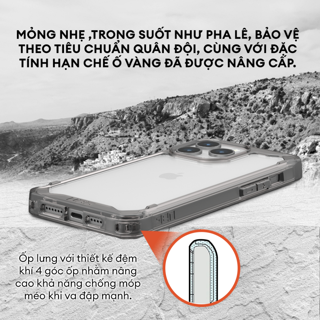 Ốp Lưng Chống Sốc UAG Plyo Cho iPhone 15 Pro Max [6.7 INCH]