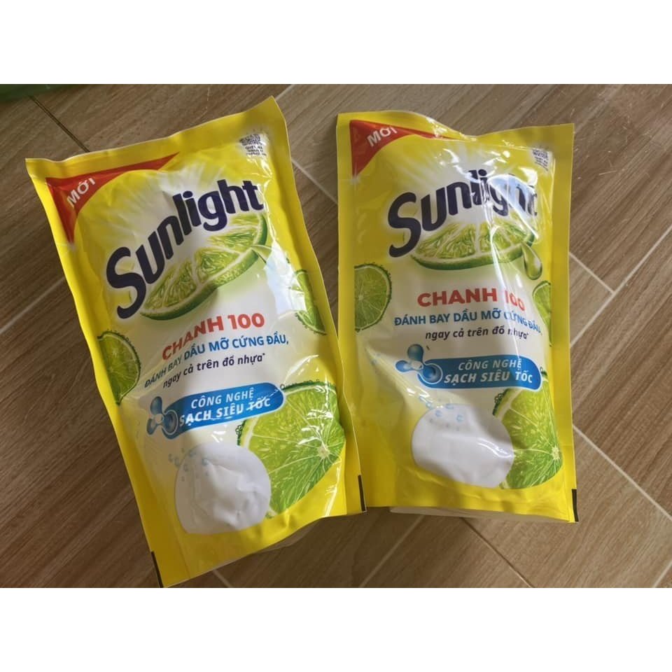 Nước rửa chén Sunlight lô hội- Túi 750g/725ml