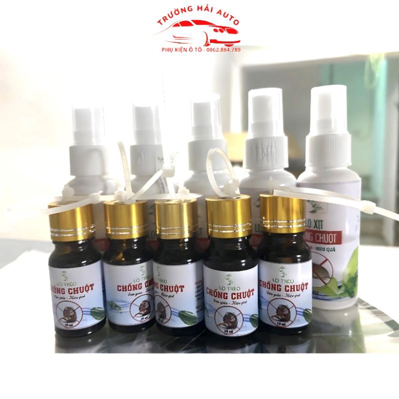 Tinh Dầu Chống Chuột Treo Khoang Máy Ô Tô, Xe Hơi Dung Tích 10ml