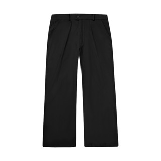 Quần tây đen Ross Studio chất liệu cotton ống suông - BLACK TROUSERS - ROSS STUDIO