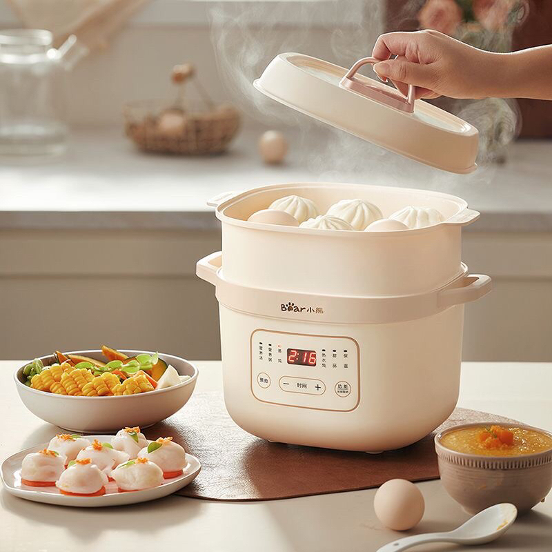 Nồi nấu chậm hầm cháo đa năng BEAR 1.6L thố sứ bảo hành 12 tháng