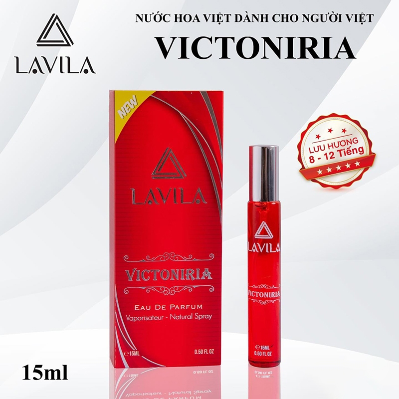 Nước Hoa Nữ Lavila Victoniria Mini 15ml Chính Hãng - Mùi Hương Quyễn Rũ Gợi Cảm