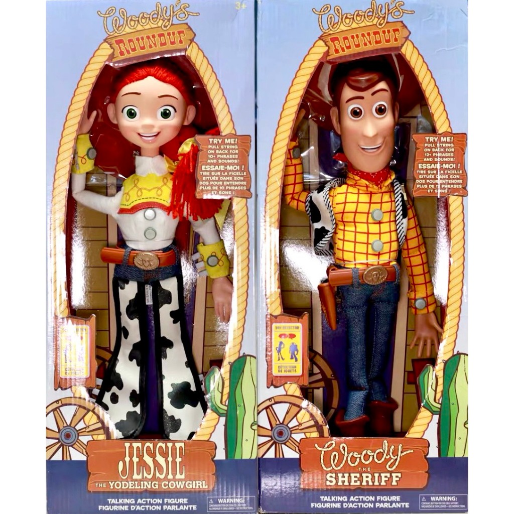 Mô hình Woody & Jessie có dây cót kèm âm thanh