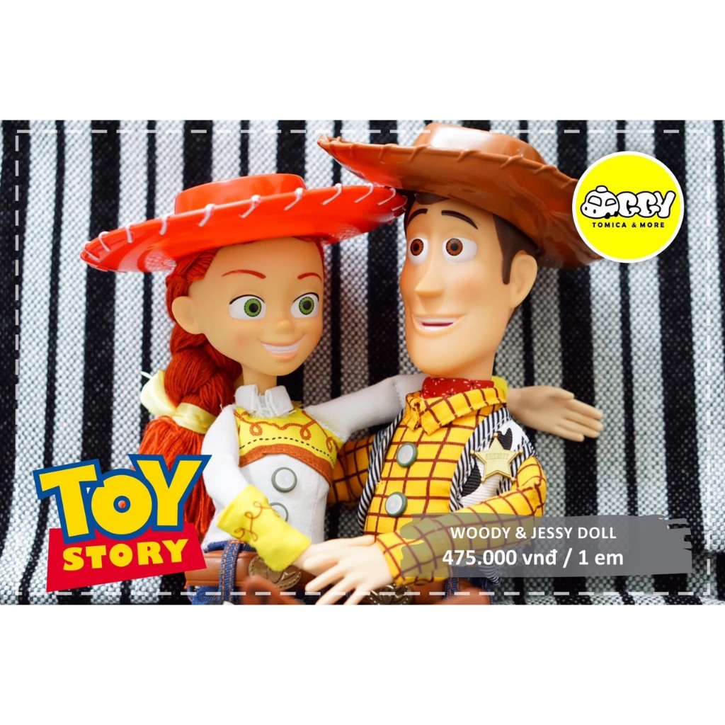 Mô hình Woody & Jessie có dây cót kèm âm thanh