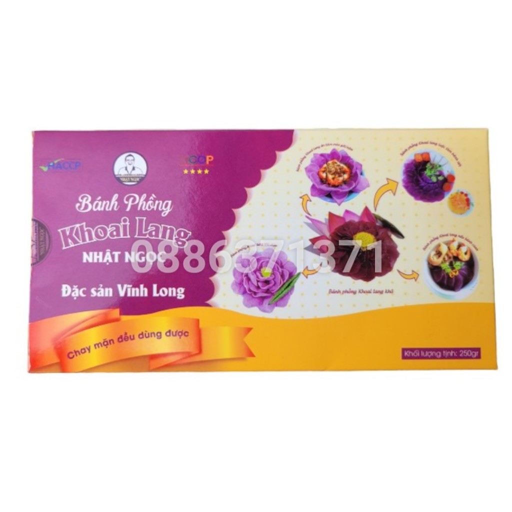 Bánh phồng Khoai Lang Nhật Ngọc 250gr