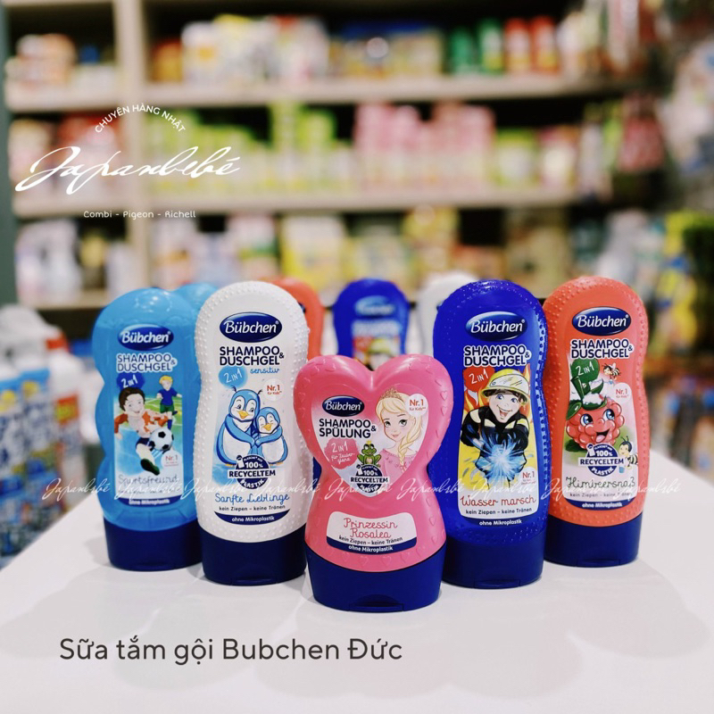 Sữa tắm gội Bubchen 2in1 230ml của Đức dành cho các bé