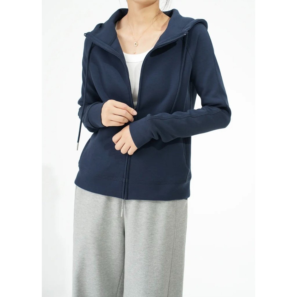 Áo Khoác Hoodie Zip 3 Màu Nữ Unisex - Áo khoác Nỉ Có Mũ Chất Nỉ cotton mềm mịn Siêu Đẹp