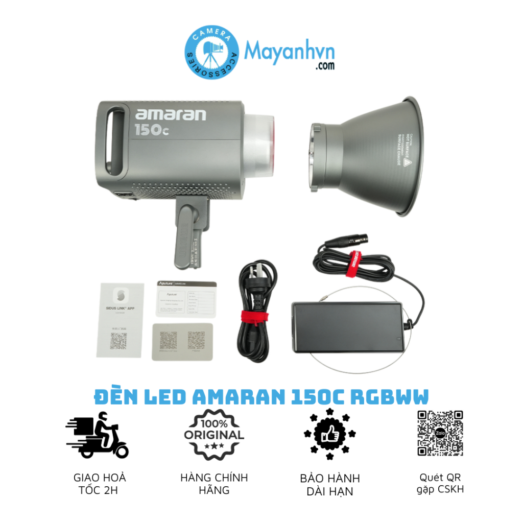 Amaran 150C - Đèn Led Amaran 150C RGB LED Monolight | Hàng Chính Hãng | Bảo Hành 12 Tháng