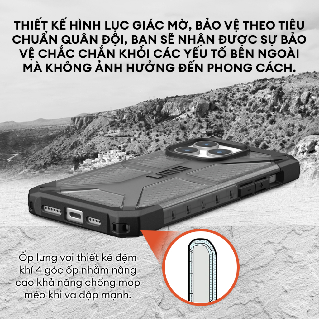 Ốp Lưng Chống Sốc UAG Plasma Cho iPhone 15 Pro Max [6.7 INCH]