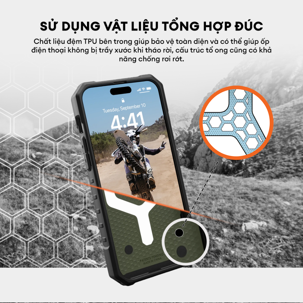 Ốp Lưng Chống Sốc UAG Pathfinder Hỗ Trợ Sạc Magsafe Cho iPhone 15 Plus [6.7 INCH]