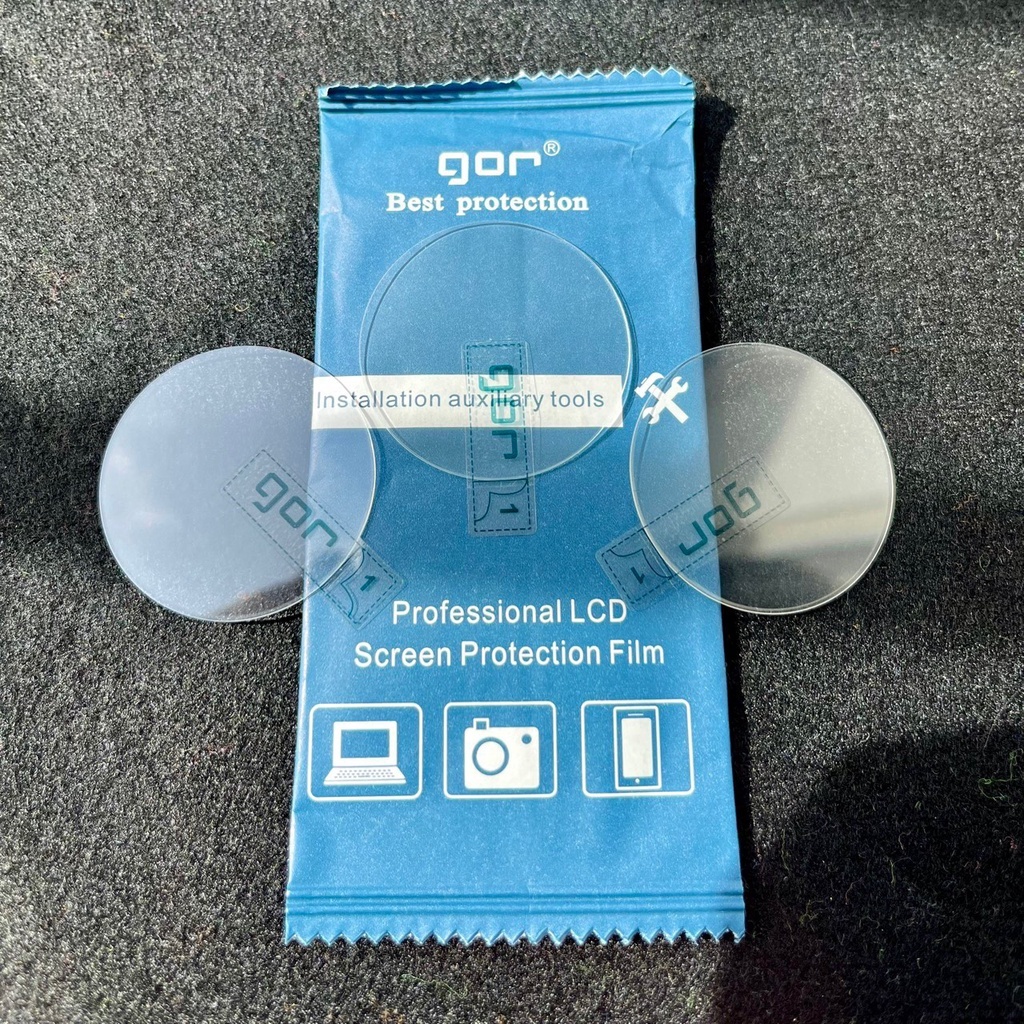 Bộ 3 Miếng Dán cường lực GOR cho Smartwatch Galaxy Watch 6/ Galaxy Watch 6 Classic - Hàng Chính Hãng