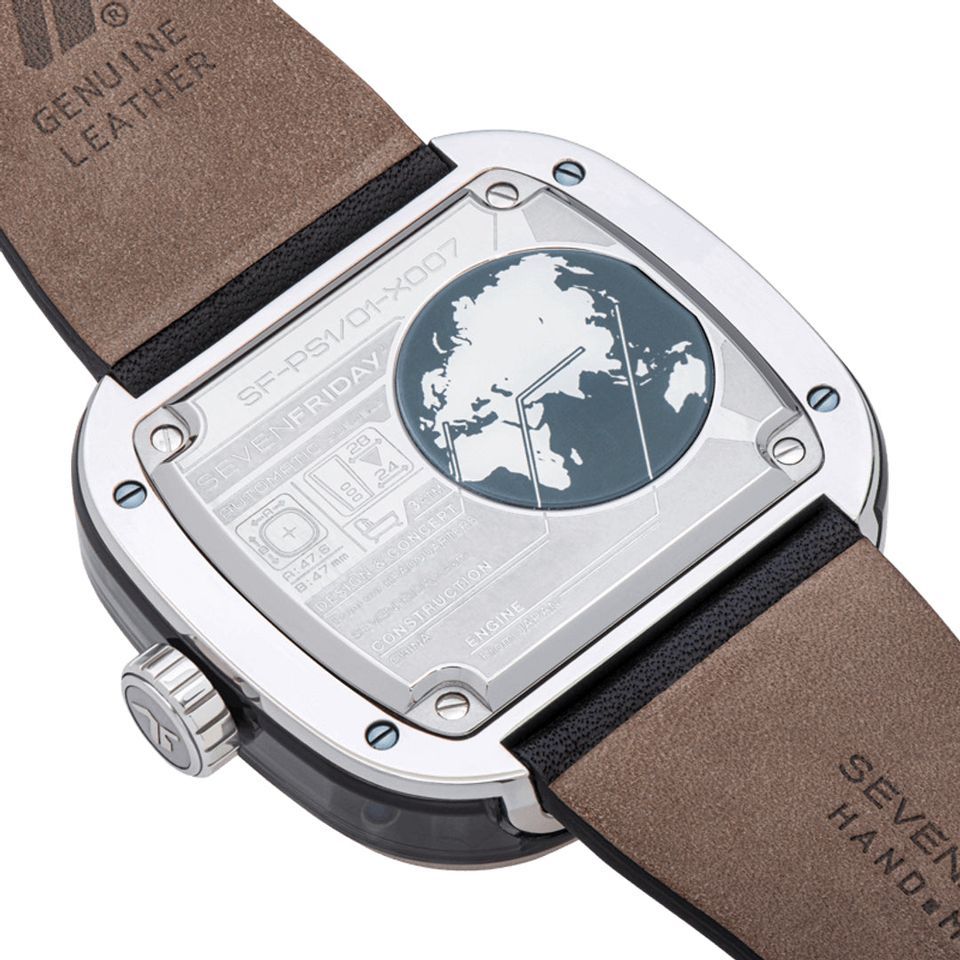 Đồng Hồ Cơ Nam Sevenfriday PS1/01, Máy Miyota Nhât Bảo Hành 2 Năm, Full Box Hộp, Sách, Thẻ, Khăn, Dây Cáou Tặng, Sticker