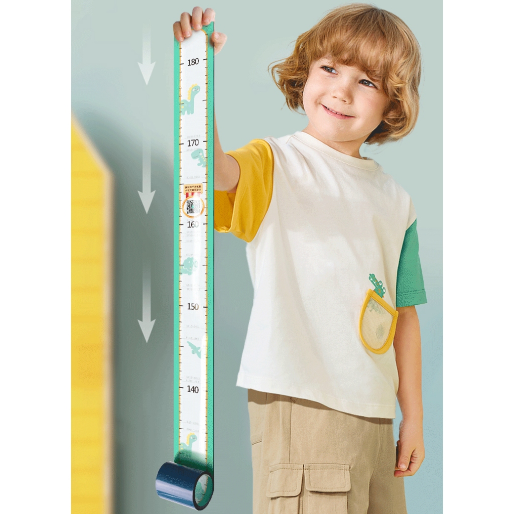Decal Dán Tường Thước Đo Chiều Cao Họa Tiết Đáng Yêu Cho Bé