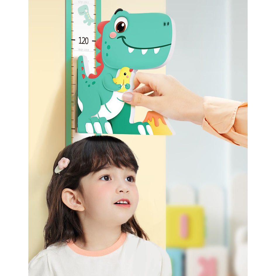 Decal Dán Tường Thước Đo Chiều Cao Họa Tiết Đáng Yêu Cho Bé
