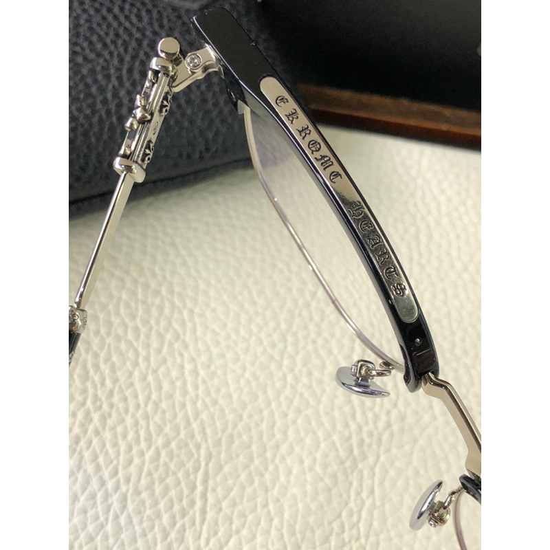 Kính mắt cao cấp nửa vành gọng kính chromehearts BONENNOISSEUR fullbox