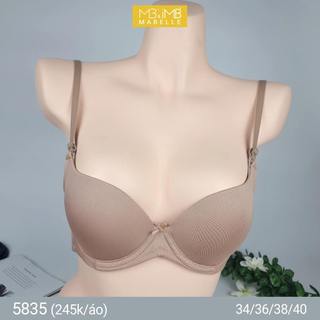 Áo ngực có gọng mút nâng đẩy MB 5835 đủ size, quả trơn, cotton organic thấm hút, khử mùi, lưng lưới điều hòa
