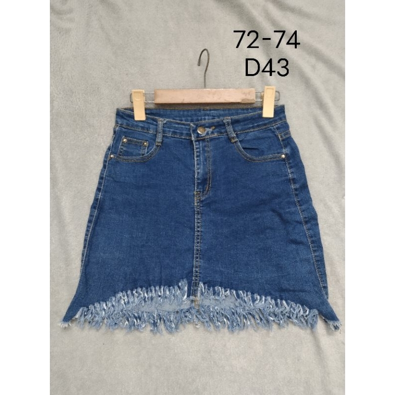 Chân váy jean 2hand vintage, y2k
