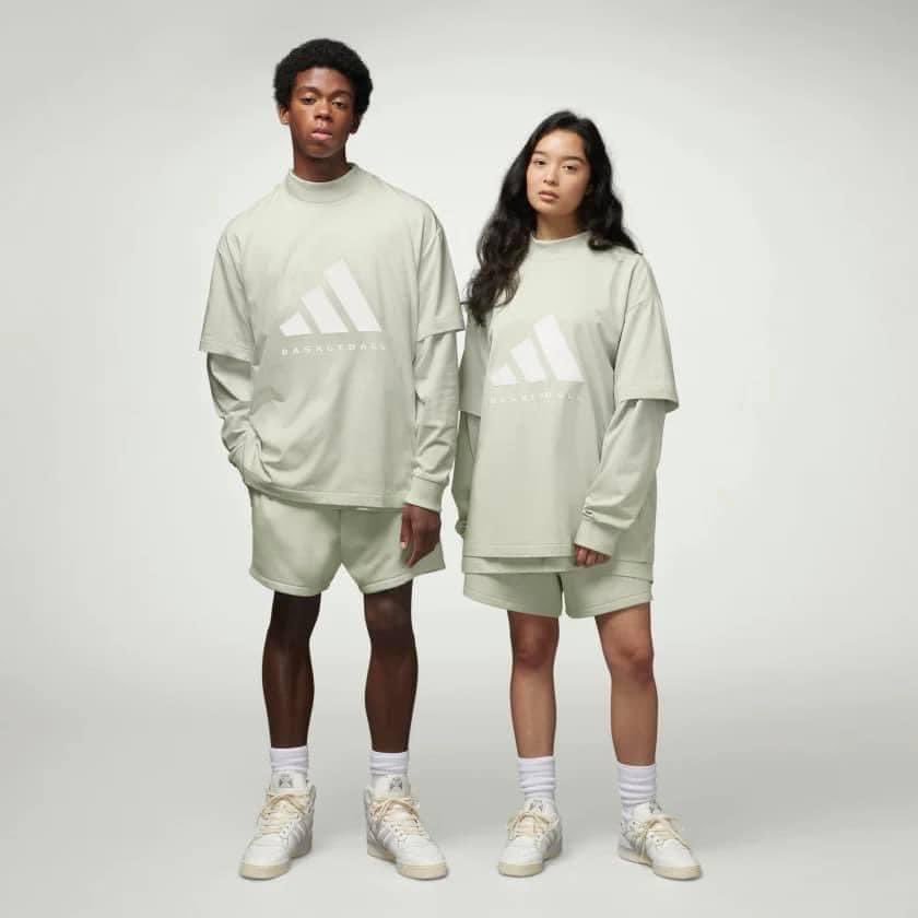 Áo thun Adidas Unisex nam nữ BasketBall thoáng mát vải mịn cao cấp