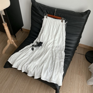 Jasmine midi skirt - chân váy xoè dài trắng
