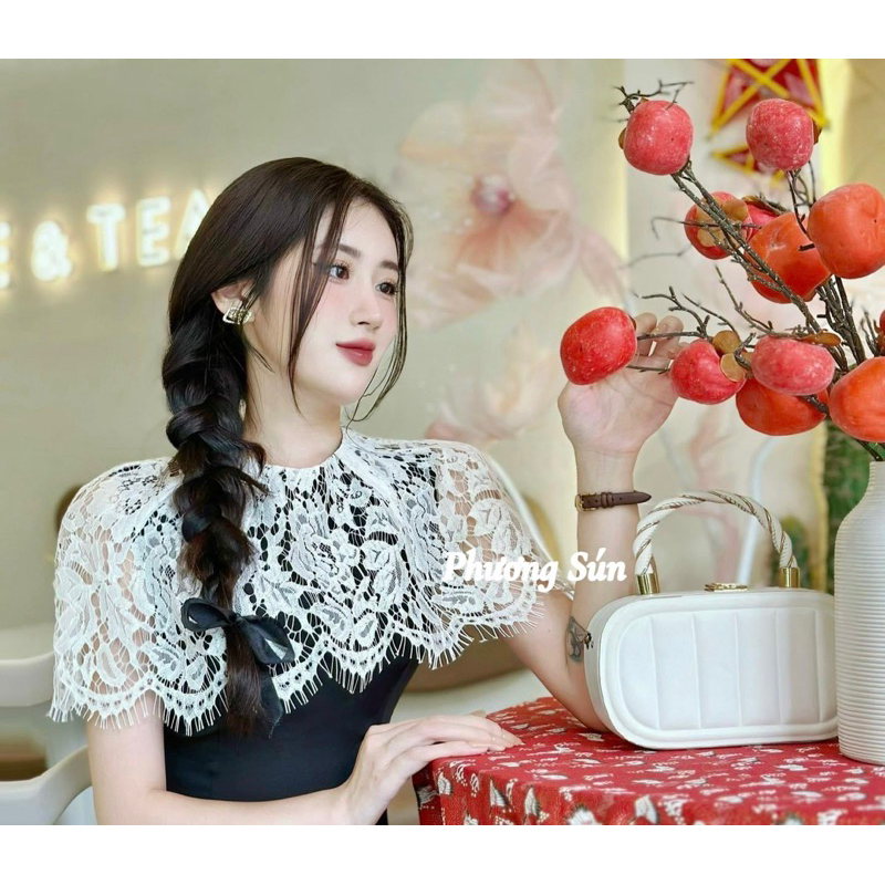 Mã V194 váy tuyết mưa pha ren