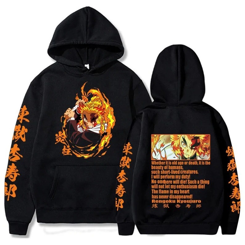 Áo Hoodie Anime Kimetsu No Yaiba Demon Slayer độc đẹp mẫu mới 2023