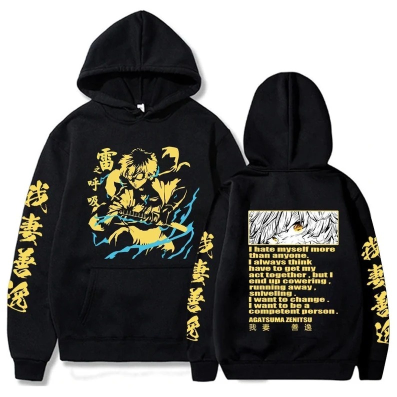 Áo Hoodie Anime Kimetsu No Yaiba Demon Slayer độc đẹp mẫu mới 2023