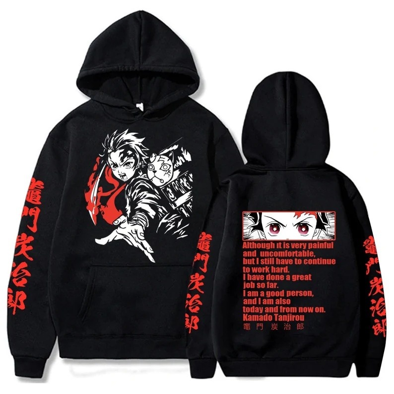 Áo Hoodie Anime Kimetsu No Yaiba Demon Slayer độc đẹp mẫu mới 2023
