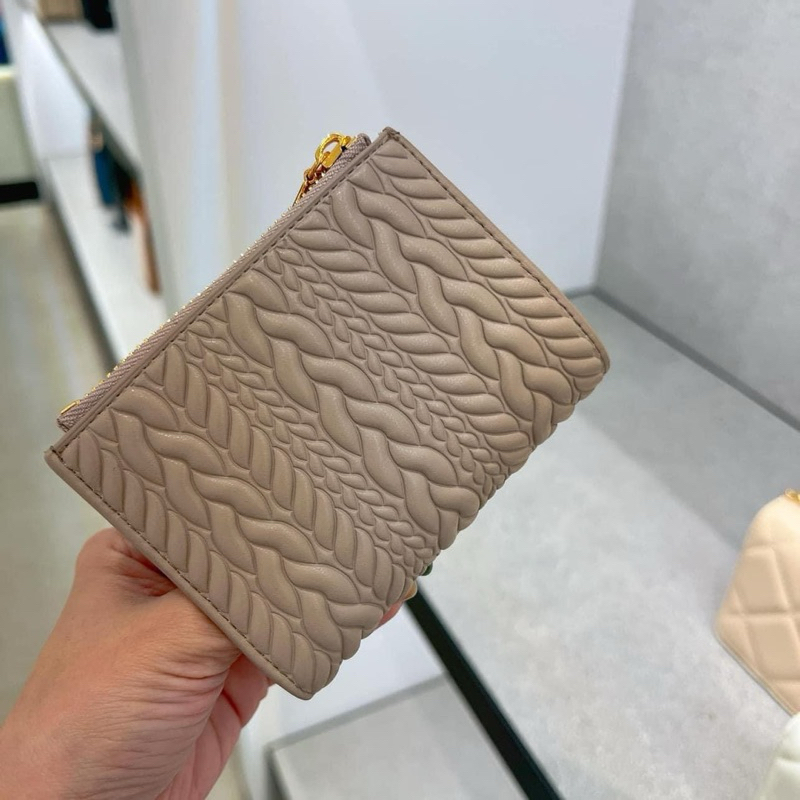 Ví gập mini CNKei top zip wallet
