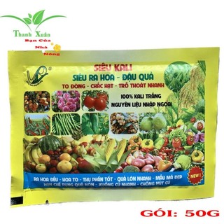 Phân bón siêu kali siêu ra hoa - đậu trái gói 50g