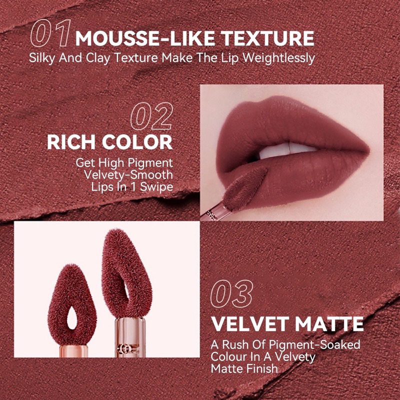 Son môi SACE LADY 6 màu lựa chọn cao cấp 3g