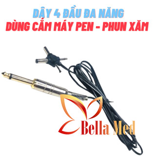Dây 4 đầu đa năng -dây chuyên dùng cắm máy pen phun xăm