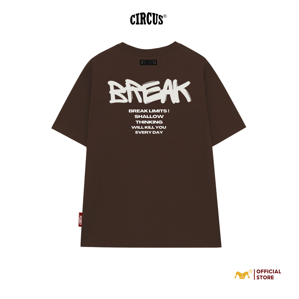 Áo thun unisex oversize Local Brand Circus 100% Cotton - Mã Basic B13