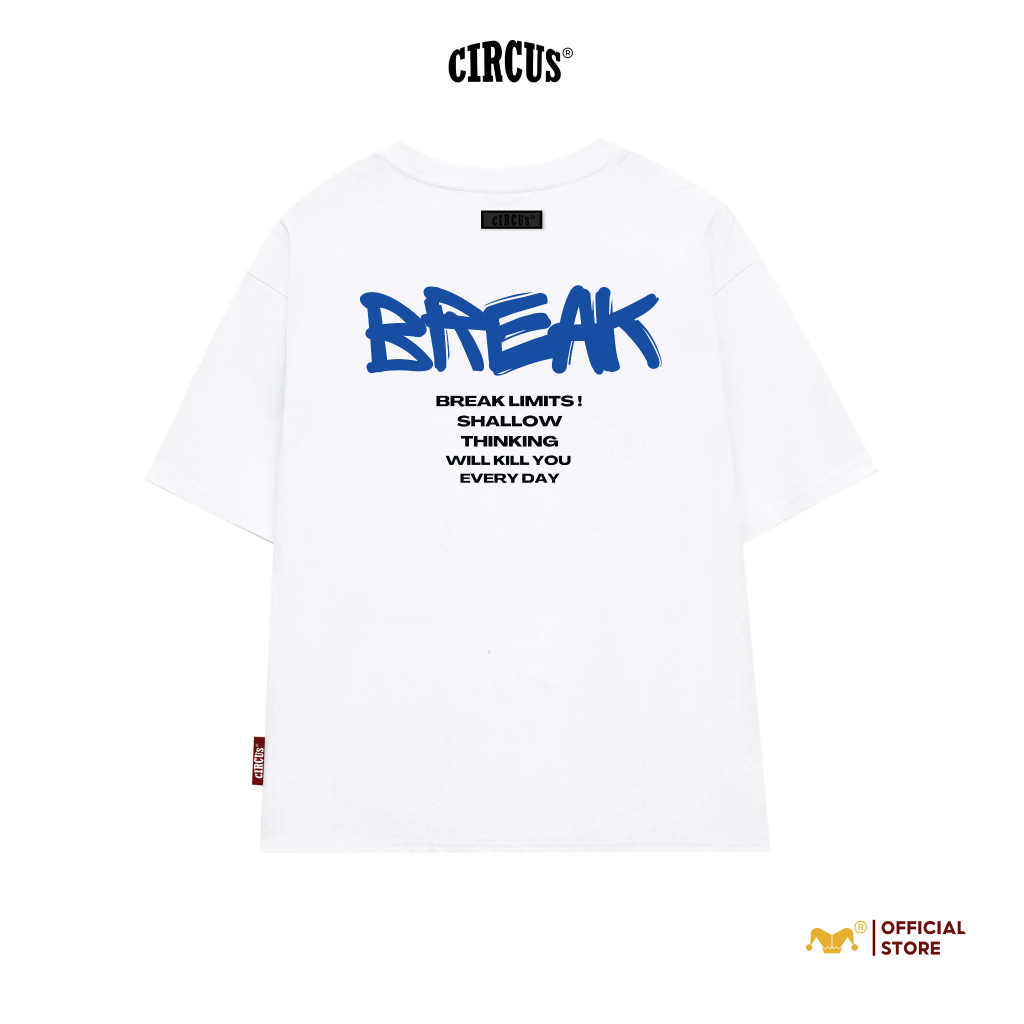 Áo thun unisex oversize Local Brand Circus 100% Cotton - Mã Basic B13