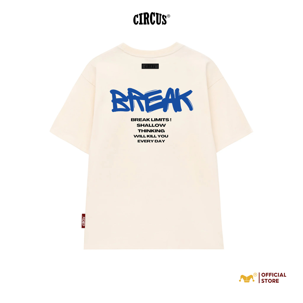 Áo thun unisex oversize Local Brand Circus 100% Cotton - Mã Basic B13