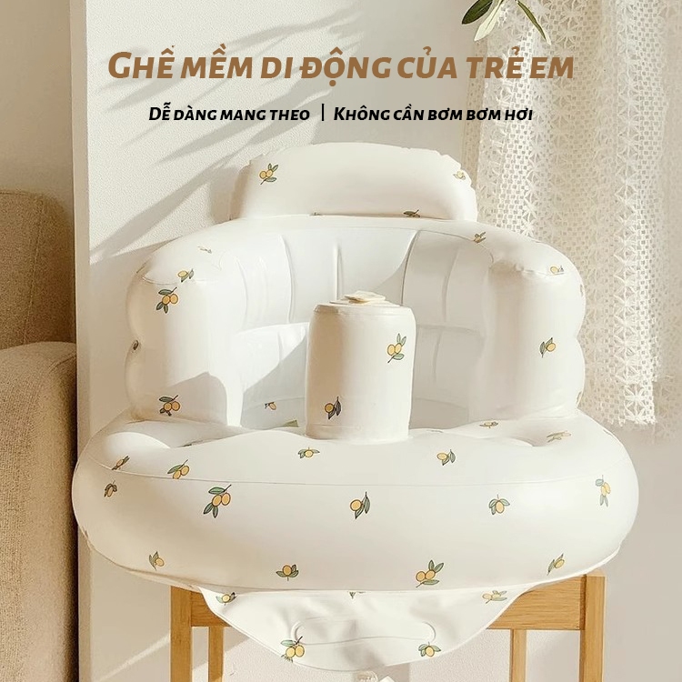 Ghế tập ngồi cho bé,Ghế hơi tập ngồi bơm hơi tự động hàng chính hãng