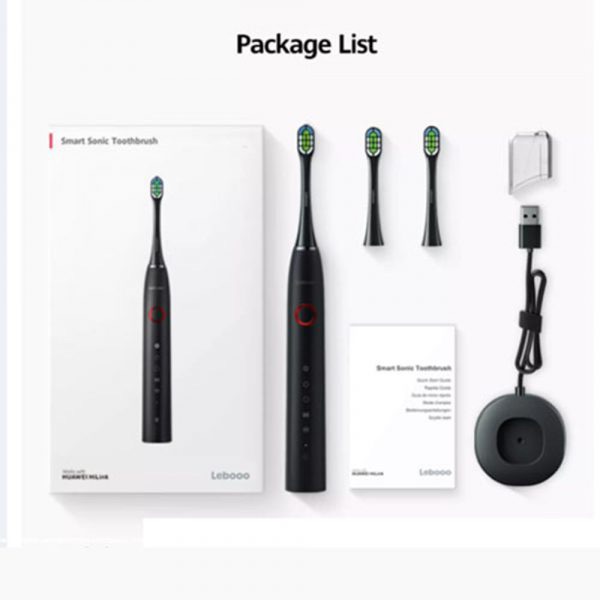 Bàn chải điện Huawei HiLink Lebooo 5 chế độ hàng nội địa chính hãng - Kèm 3 đầu bàn chải + sạc