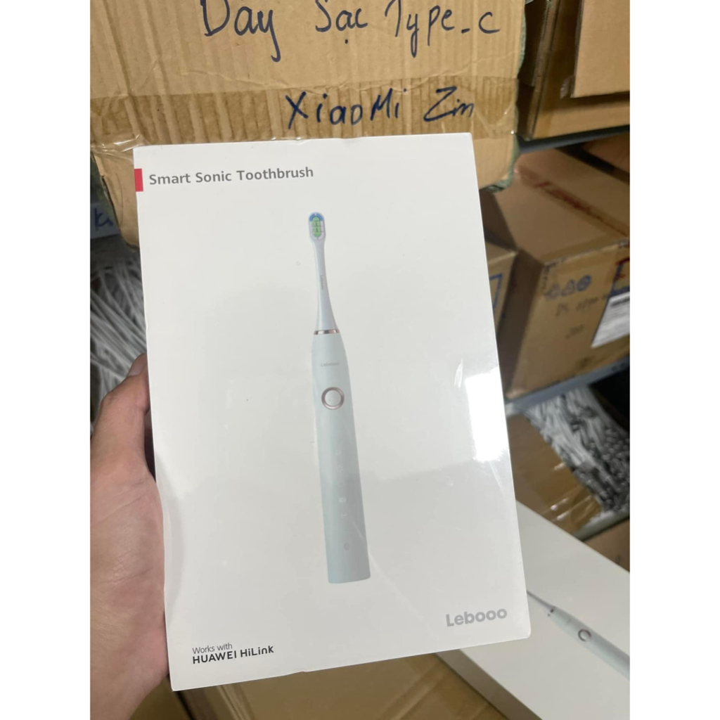 Bàn chải điện Huawei HiLink Lebooo 5 chế độ hàng nội địa chính hãng - Kèm 3 đầu bàn chải + sạc
