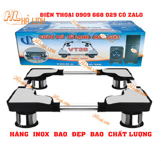 Kệ đỡ máy giặt, Chân đỡ Đa Năng  dùng cho Máy Giặt  và Tủ Lạnh Chân Lọc Nước- Hàng đẹp Inox