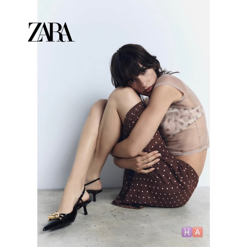 Giày sục zar mấu mới 2023_ sục dáng sandanl hottren phong cách nhẹ nhàng _Giày sục khoá xích gót 3cm