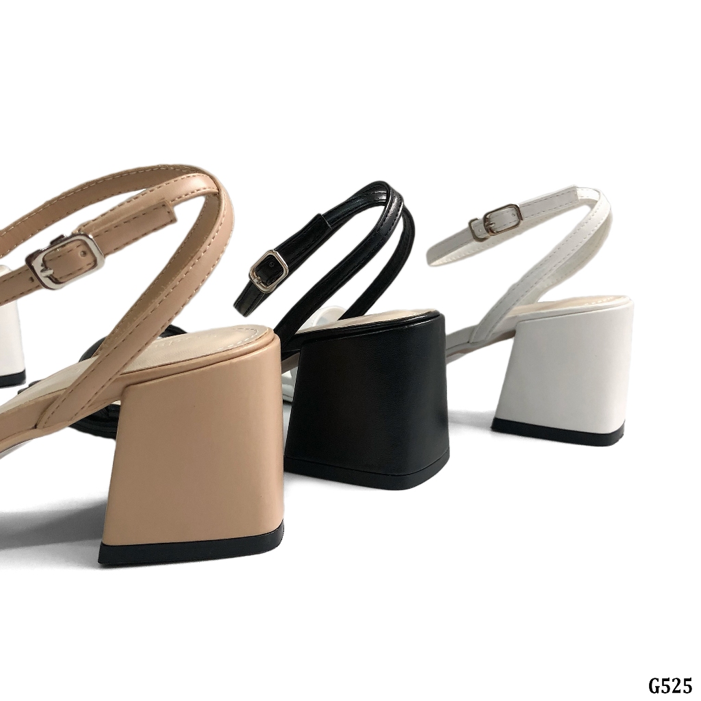 Sandal Quai Mảnh 6p Gót Vuông Basic TODAY STYLE G525 Sang Trọng
